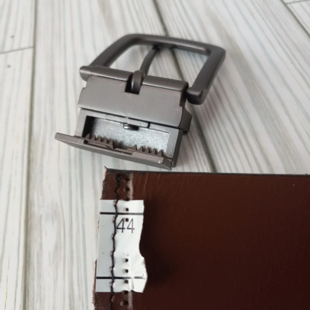 Timberland Reversible Black & Brown Cowhide Leather Gunmetal Buckle Belt
